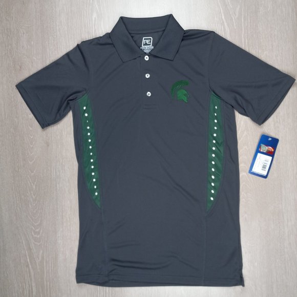 NWT - Michigan State - Pro Edge Men’s Polo - Picture 1 of 13